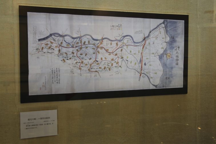 稲毛川崎二ヶ領用水絵図